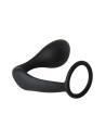 FANTASSTIC ANAL PLUG WITH COCKRING BLACK
