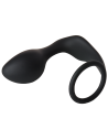 FANTASSTIC ANAL PLUG WITH COCKRING BLACK