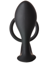 FANTASSTIC ANAL PLUG WITH COCKRING BLACK