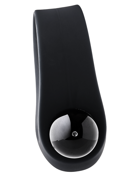 RAMROD VIBRATING COCKRING WITH BIG BULLET BLACK