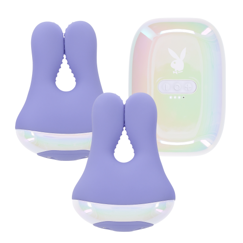 PLAYBOY NIPPLE CLAMPS IN A PINCH PURPLE