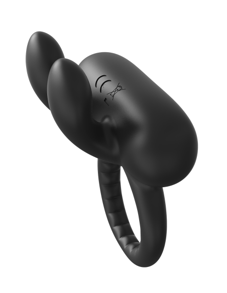 RAMROD RABBIT VIBRATING COCKRING BLACK