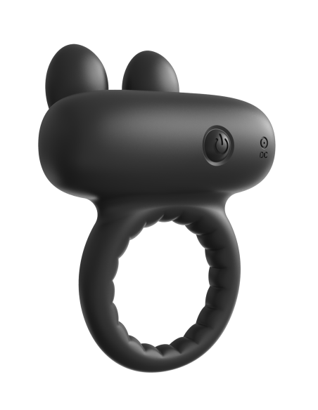 RAMROD RABBIT VIBRATING COCKRING BLACK