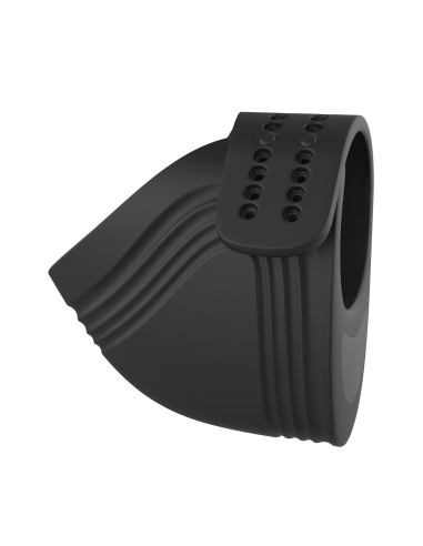 RAMROD ADJUSTABLE VIBRATING COCKRING WITH REMOTE BLACK