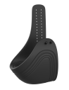 RAMROD ADJUSTABLE VIBRATING COCKRING WITH REMOTE BLACK