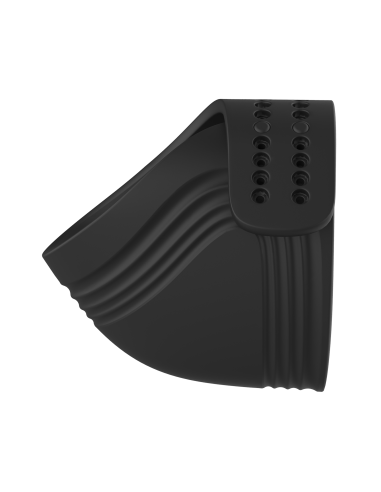RAMROD ADJUSTABLE VIBRATING COCKRING WITH REMOTE BLACK