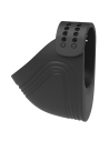 RAMROD ADJUSTABLE VIBRATING COCKRING WITH REMOTE BLACK
