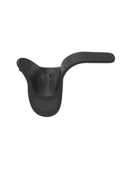 RAMROD ADJUSTABLE VIBRATING COCKRING WITH REMOTE BLACK