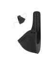 RAMROD ADJUSTABLE VIBRATING COCKRING WITH REMOTE BLACK