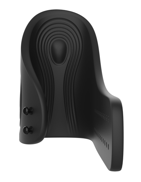 RAMROD ADJUSTABLE VIBRATING COCKRING WITH REMOTE BLACK
