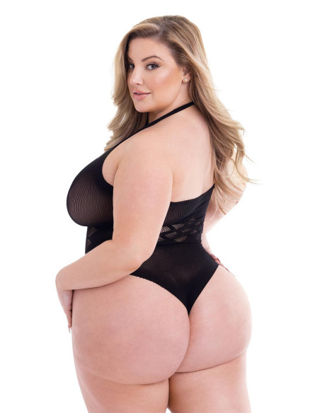 BACI JACQUARD BODYSUIT BLACK, QS