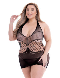 BACI HALTER MINI DRESS BLACK, QS