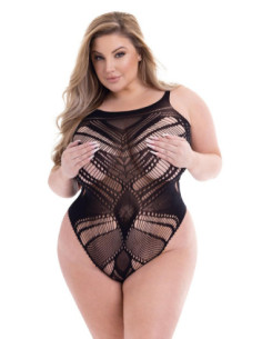 BACI JACQUARD BODYSUIT BLACK, QS