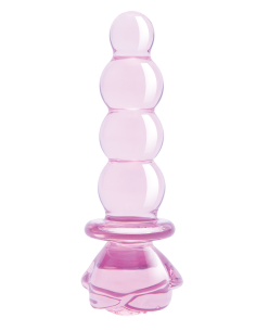 GLAZE GLASS ROSEBUD BEADED  PLUG 2
