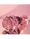 GLAZE GLASS ROSEBUD BEADED  PLUG