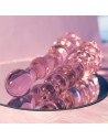 GLAZE GLASS ROSEBUD BEADED  PLUG