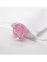 GLAZE GLASS ROSEBUD SPIRAL G-SPOT DILDO