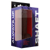 SHAFT MODEL A 7.5 INCH LIQUID SILICONE DONG WITH BALLS MAHOGANY