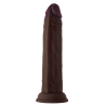 SHAFT MODEL J 8.5 INCH LIQUID SILICONE DONG MAHOGANY