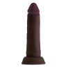 SHAFT MODEL J 6.5 INCH LIQUID SILICONE DONG MAHOGANY
