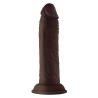SHAFT MODEL J 5.5 INCH LIQUID SILICONE DONG MAHOGANY