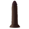 SHAFT MODEL J 5.5 INCH LIQUID SILICONE DONG MAHOGANY
