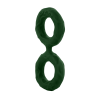 SHAFT DOUBLE C-RING SMALL GREEN