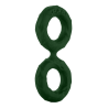 SHAFT DOUBLE C-RING MEDIUM GREEN