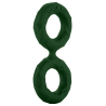 SHAFT DOUBLE C-RING LARGE GREEN