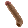 SHAFT SHEATH MODEL F SIZE 1 7.8 INCH LIQUID SILICONE SLEEVE OAK