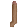 SHAFT SHEATH MODEL F SIZE 1 7.8 INCH LIQUID SILICONE SLEEVE OAK
