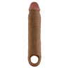SHAFT SHEATH MODEL F SIZE 1 7.8 INCH LIQUID SILICONE SLEEVE OAK
