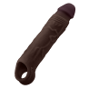 Wibrująca nakładka na penisa Shaft Sheath Rozmiar 1 Mahogany - Sklep erotyczny Intymnosc24.pl
