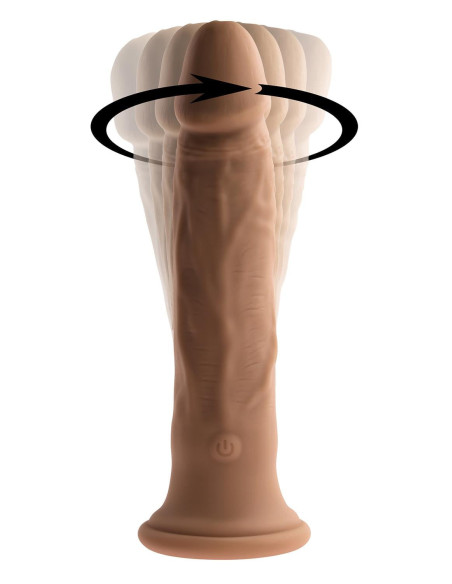 EVOLVED TWIRL JAM 9.25 INCH DARK FLESH