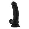 SHAFT MODEL C 7.5 INCH DONG WITH BALLS BLACK