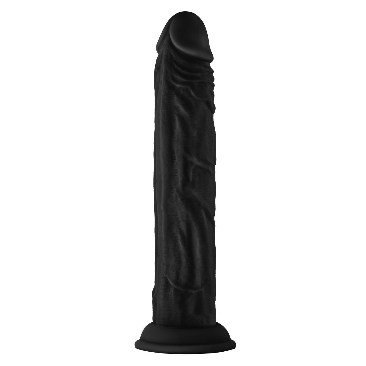 SHAFT MODEL J 9.5  INCH LIQUID SILICONE DONG BLACK