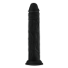 SHAFT MODEL J 9.5  INCH LIQUID SILICONE DONG BLACK