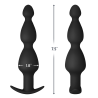 FORTO F-52 CONE BEADS BLACK