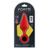 FORTO F-10 SILICONE PLUG W/ PULL RING LARGE RED