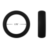 FORTO F-64 45MM RING WIDE MEDIUM BLACK