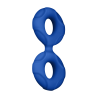 FORTO F-81 DOUBLE RING 44MM BLUE