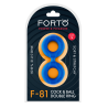 FORTO F-81 DOUBLE RING 44MM BLUE