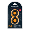 FORTO F-81 DOUBLE RING 47MM BLACK - Sklep erotyczny Intymnosc24.pl