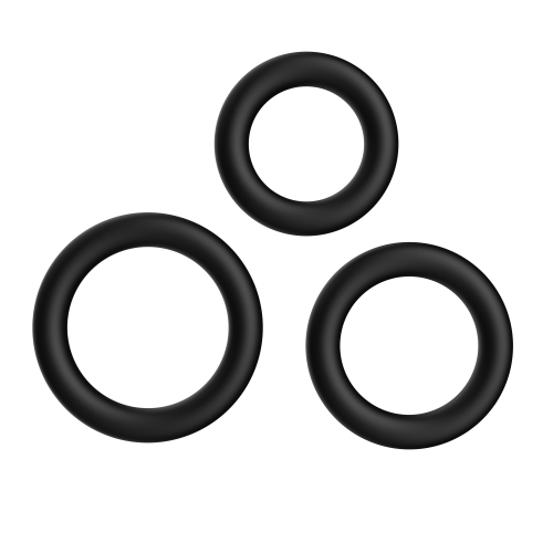 FORTO F-39 TRIO COCKRING SET BLACK