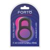 FORTO F-41 LOCK COCK AND BALL RING BLACK - Sklep erotyczny Intymnosc24.pl