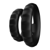 FORTO F-43 TIERED COCK AND BALL RING BLACK - Sklep erotyczny Intymnosc24.pl