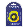 FORTO F-43 TIERED COCK AND BALL RING BLACK - Sklep erotyczny Intymnosc24.pl