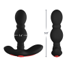 FORTO VIBRATING ANAL PLUG BLACK