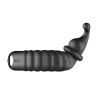 FORTO F-24 TEXTURED VIBRATING COCKRING BLACK