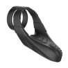 FORTO F-48 VIBRATING PERINEUM DOUBLE C-RING BLACK - Sklep erotyczny Intymnosc24.pl